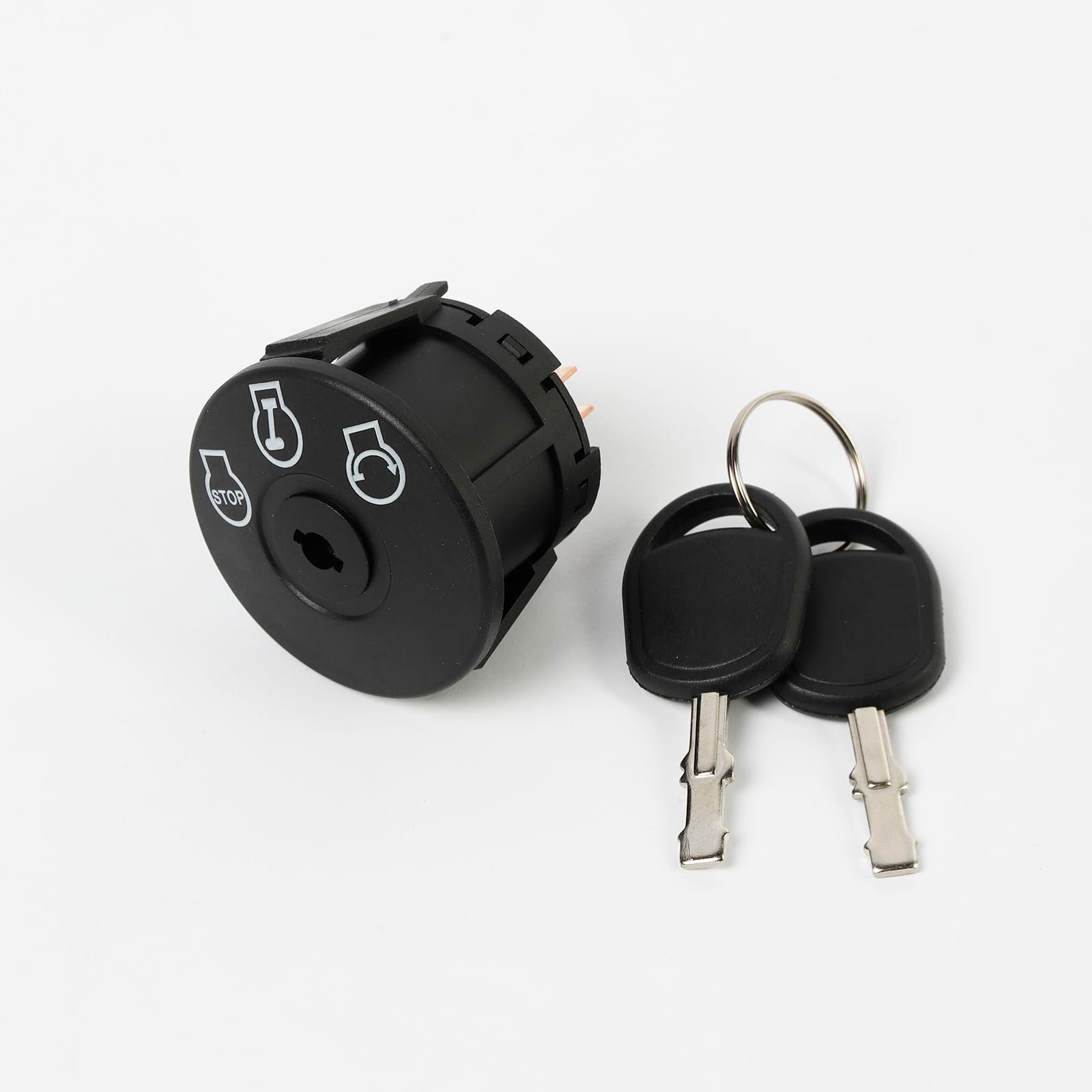 QCYCLZY Lawn Mower Ignition Starter Switch with Key 3-Position 5-Terminals Compatible with, Craftsman Replaces 925-04228 725-04228