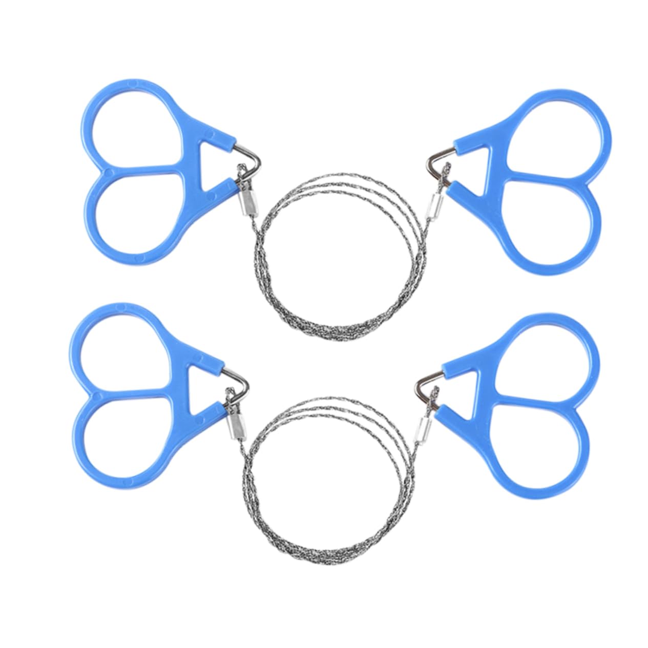 BESPORTBLE 2sets Multi-function Manual Chain Saws Wire Cutter Essential for Outdoor Camping and Hiking 2pcs*2