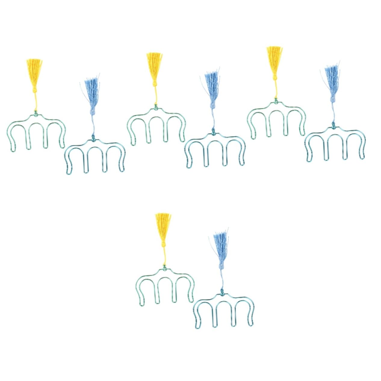 8piezas Sujeta Partituras De Hierro Con Borlas Clips Prácticos Para Libros Musicales Soporte De Páginas Para Partituras y Notas Para Estudiantes De Música y Profesionales