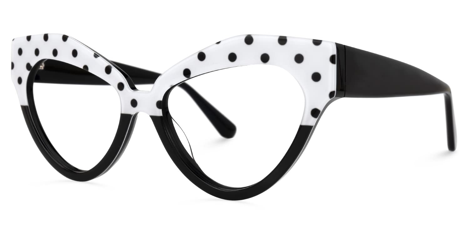 VOOGLAMOversize Cat Eye Blue Light Blocking Glasses for Women Anti UV Eyestrain Eyewear Adida