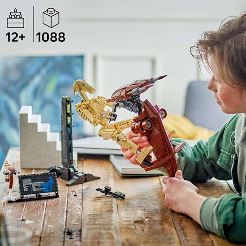 Image of LEGO Star Wars: The Phantom Menace Battle Droid with STAP Set 75428 Building Blocks Toys for 12+ Gift for Boys and Girls