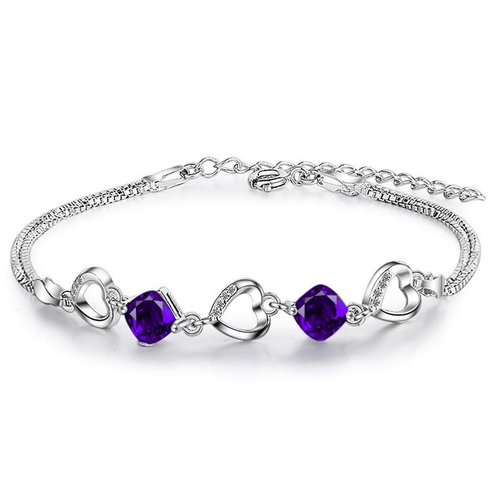 Women's Infinity Symbol Bracelet, Adjustable 925 Sterling Silver