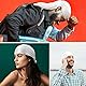 Hairizone Seidiger Durag Headwrap Doo Rags für Herren, Wellen, Weiß