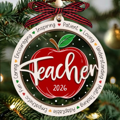 Image of Teacher Christmas Ornaments,Thank You Ornaments