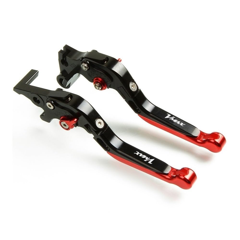 Zdgxfhsrh A Motorcycle Brake Clutch Levers For Ya&Mah V-Max Vmax1200 Vmax1700 Motorcycle Brake Clutch Lever Djustable Folding Extendable(A)