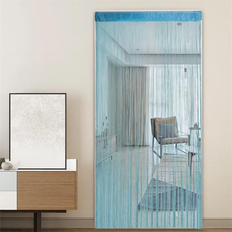 ave split Paquete de 2 cortinas para puertas de puerta de 39.4 x 78.7 in, panel de pared con flecos para ventana, separador de persianas para