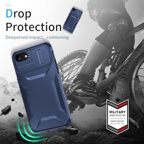 Coque iPhone 7/8/SE anti-rayure écran cassé avec cache objectif coulissant - 4