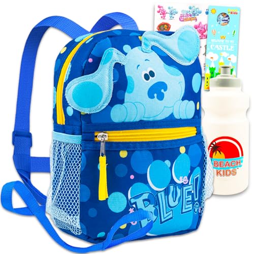 Nickelodeon Blue's Clues Toddler Leash Backpack - Mini Backpack, Water Bottle, Stickers, More - Main Image