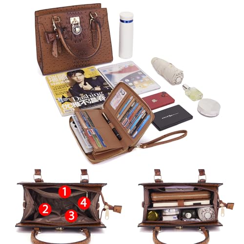 Set de bolsos y cartera para mujer Qiyuer 2 piezas miniatura 5