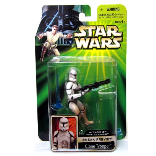Star Wars Episode II Attack of the Clones Sneak Preview Figure - Clone Trooper Star Wars Episode II Attack of the Clones Sneak Preview Figure - Clone Trooper