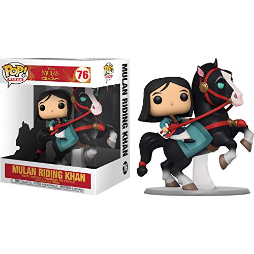 Funko Mula n Riding Khan Pop! Rides Figura de Vinilo con 1 Tarjeta clásica (076 – 45324)