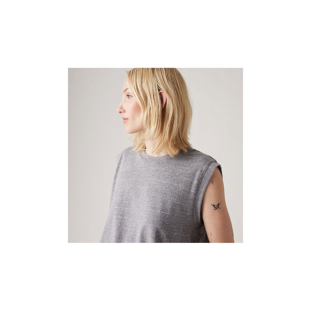 Levi's Damski tank top bokserski, Triblend Header Gray, M
