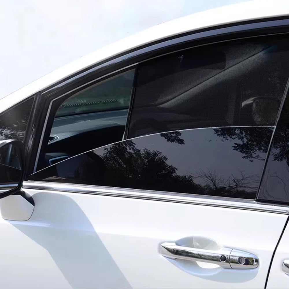 Sonnenschutz Auto für BAIC BJ30 2024-2026, Seitenscheibe Heckscheibe, Netz Anti-Mücken UV-Schutz Hitzeschutz Sichtschutz Verdunkelung,5PCS