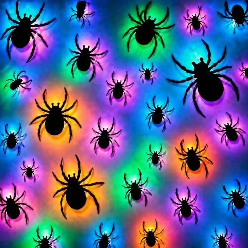 Xiaonanen Spider Halloween Decorations 36 Pack, 3D Spider Wall Decor Set - image 1