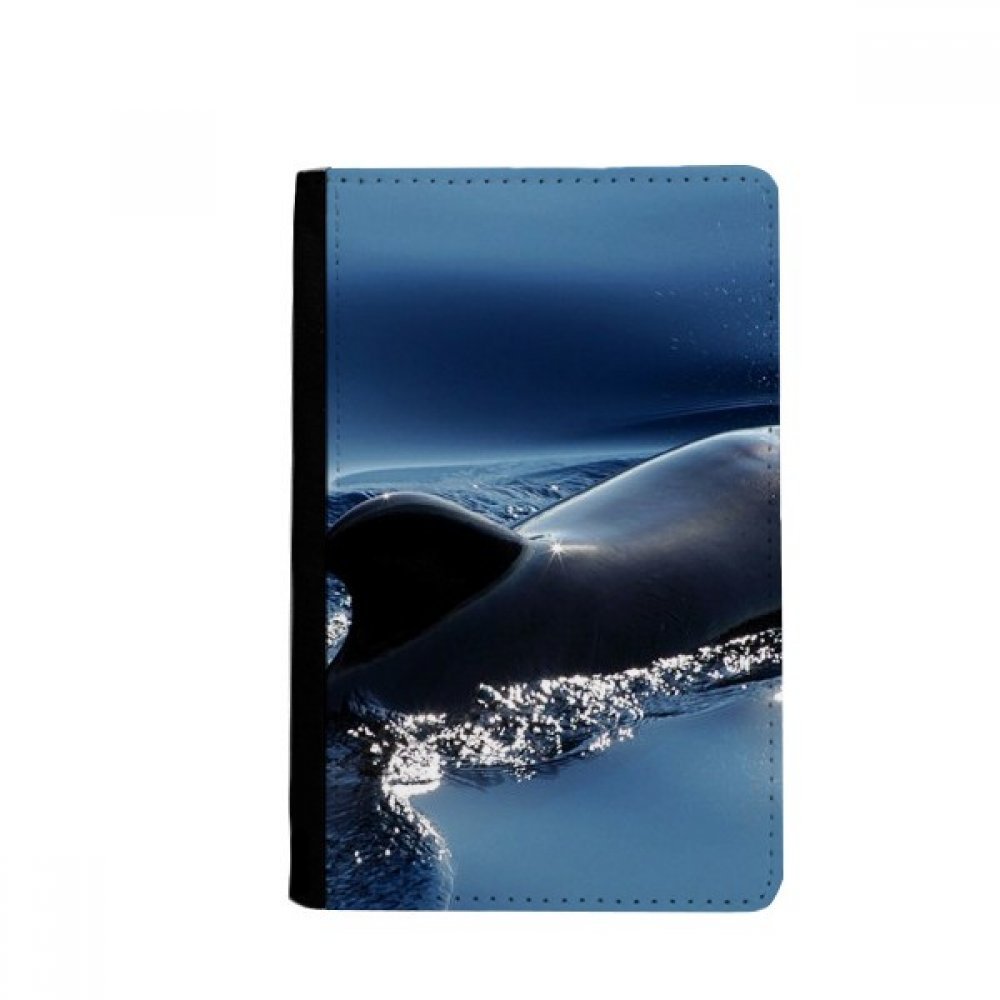 Ocean Water Sea Whale Science Nature Picture Passport Holder Notecase Burse Wallet Cover Card Purse