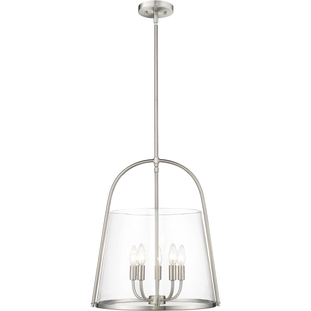 Z-Lite 3041P18-BN Archis Pendant, 5-Light 300 Total Watts, Brushed