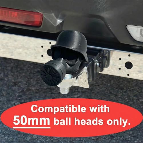 Cover Cap for The Trailer Coupling, Applicable Trailer Covers Diameter of 50mm, Christmas Car Trailer Coupling Cover, Truck, Recreational Vehicle Accessories. (Mask-Green) - Thumbnail 3