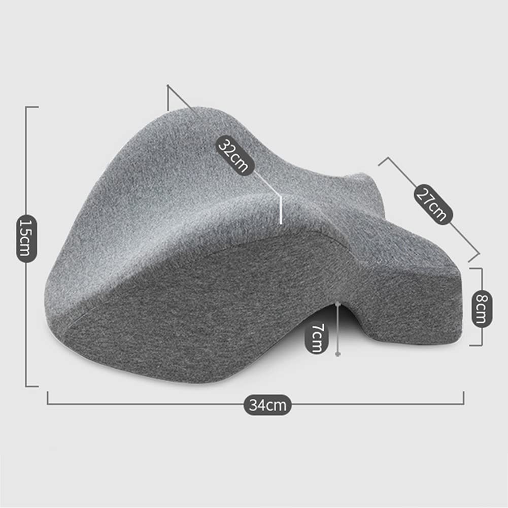 DongBao Almohada de Viaje Almohada de Espuma viscoelástica Escritorio de Siesta Almohada para Dormir Soporte Lumbar Almohada de Descanso de Oficina