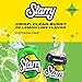 Starry Zero Sugar Lemon Lime Soda, 12 Fl Oz Cans (Pack of 12)