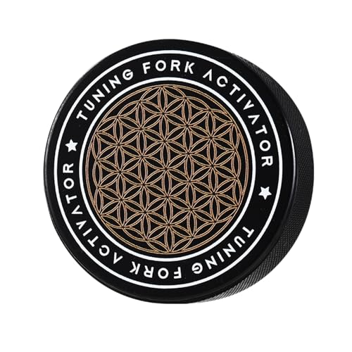 Image of Tuning Fork Activator for Healing Tuning Fork Black Rubber Activator Creates Minimal Nose and Sustained Sound