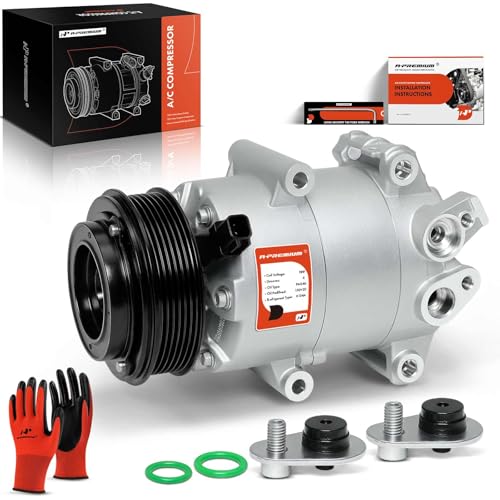 A-Premium Air Conditioner AC Compressor with Clutch Compatible with Ford Fiesta 1.6L 2014-2019