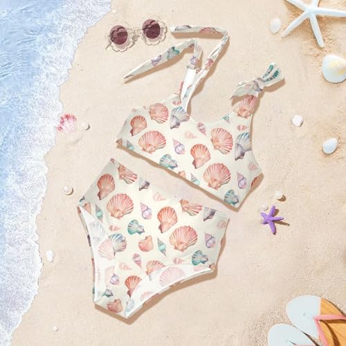 Image of Girls Two Piece Tankini Swimsuits Summer Bathing Suit Beach Swimwear Set