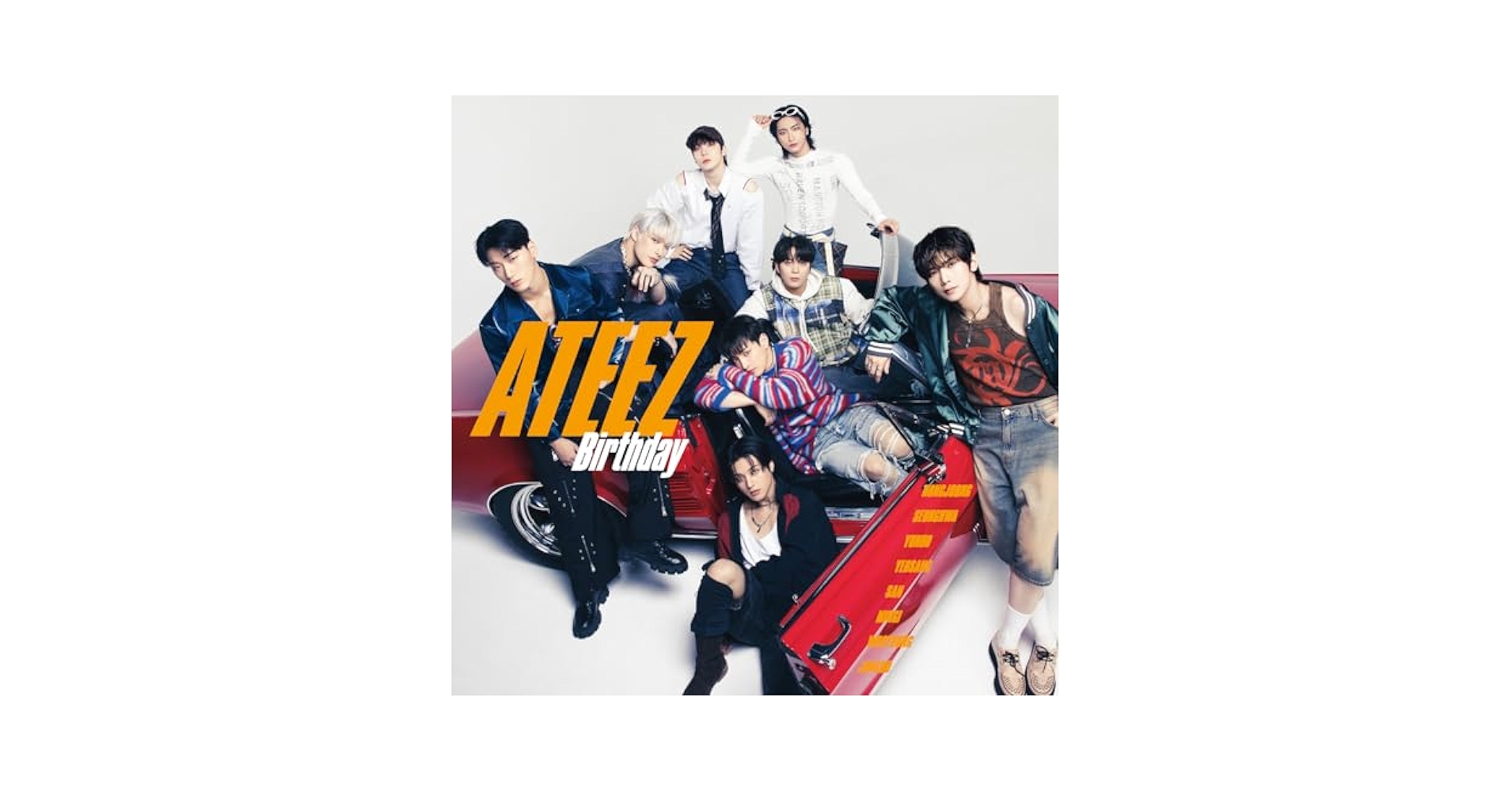 ATEEZ - ateez birthday 未使用シリアルナンバー　15枚セット ATEEZ - ateez birthday 未使用シリアルナンバー 15枚セット