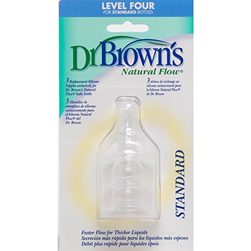 Dr. Brown Tetina Standard Nivel 4 Cereales 2 Ud BPA 0%