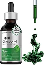 Horbäach Liquid Chlorophyll Drops | 2 oz | Vegan, Non-GMO, and Gluten Free Formula | Natural Peppermint Flavor