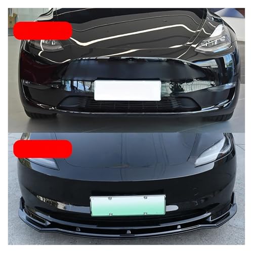 Becquet diffuseur glossy carbon pour lèvre de spoiler Tesla 2024 - 3