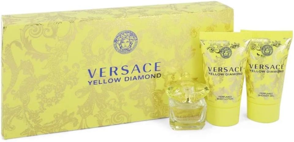 Set de regalo de 2 piezas Yellow Diamond para mujer (Eau De Toilette Spray, 3 onzas + loción corporal, 3.4 onzas)