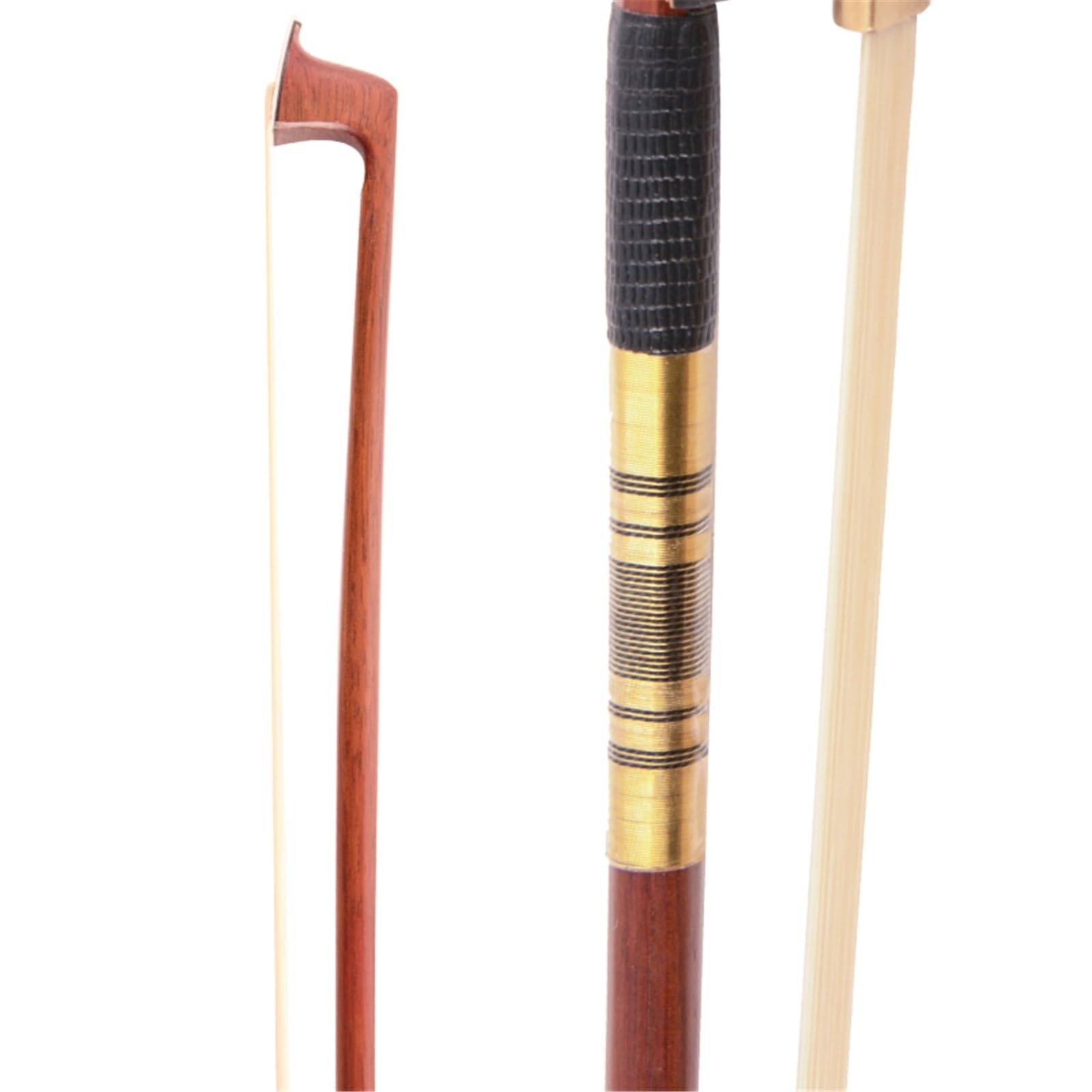 Arco Per Violino Archetto Per Violino In Legno Di Sandalo Verde Equiseto Bianco Accessori Misura 4/4 | Arco di violino(1/2)