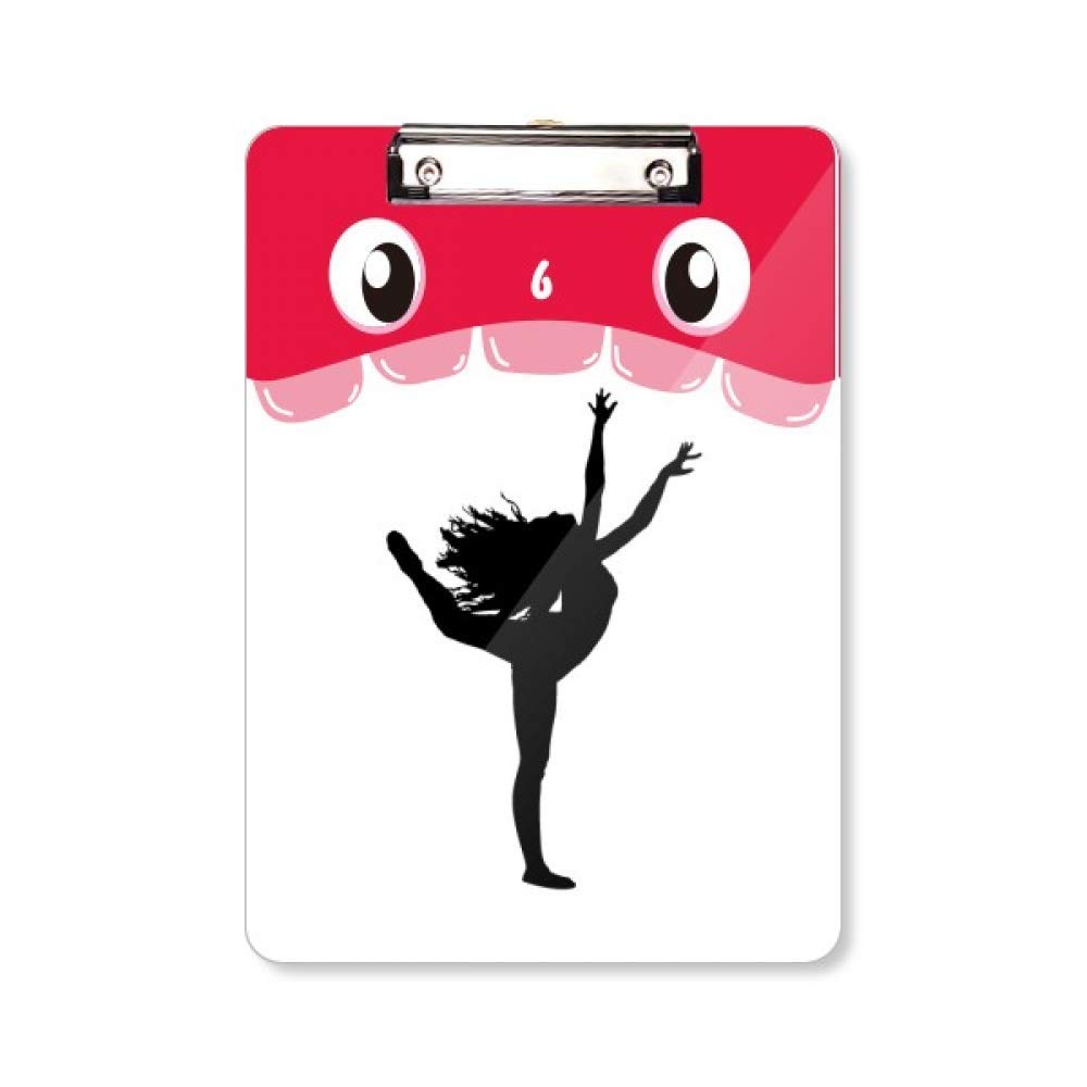 Porte-bloc pour classeur de sport format A4 et pince de maintien danseuse - 5
