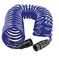 Valterra W01-0022 EZ Coil-N-Store Drinking Water Hose - 25' , Blue