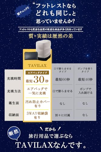 TAVILAX フットレスト 飛行機