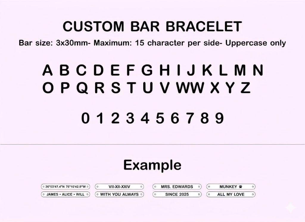 Nombre grabado Brazalete de la barra plata de ley 925 eslabón cubano cadena Mensaje Pulseras damas de honor hechos a mano