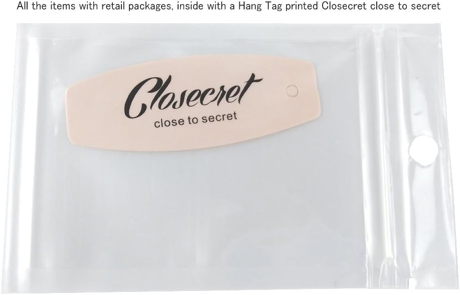 Women’s Four-Hook 3/4 Inch Bra Back Strap Extender Breathing Room(Set of 6)