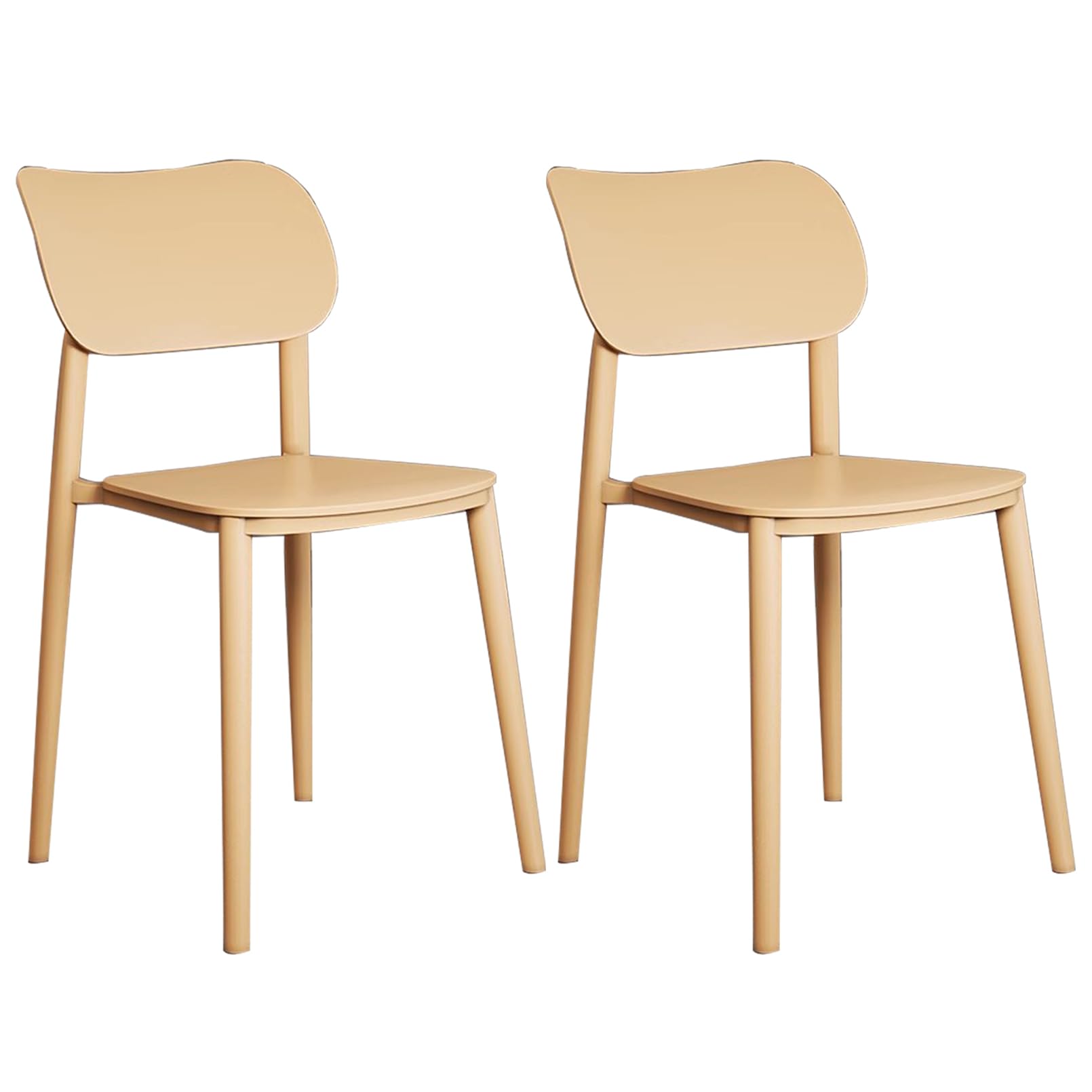 Lot de 2 Chaises de Salle à Manger, avec Dossier Haut, Imperméable, Chaise de Cuisine, Chaise Salle a Manger pour Salon, Salle de séjour, Coiffeuse, Chambre à Coucher
