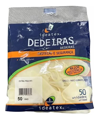 Dedeira De Látex Ideatex Nº3 Pacote 50 Unidades