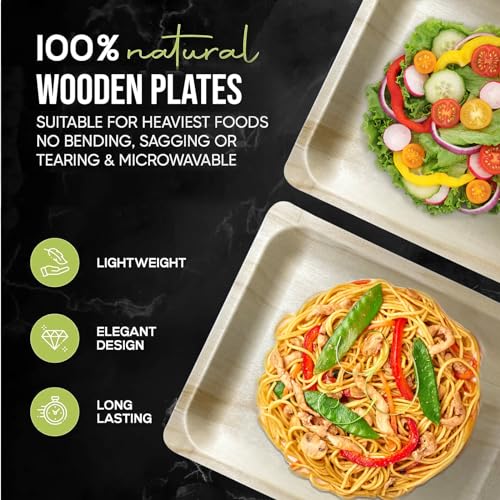 Platos de Madera 10" con Estampado Personalizado - Pack 25 miniatura 7