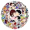55Pcs DAN DA DAN Stickers,Anime Aesthetic Stickers,Vinyl Waterproof Pink Bows,for Water Bottle Laptop Phone Journal,Gifts for Kid Girl Women (F) - Image 4