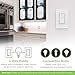 Enbrighten Z-Wave Plus Smart Switch with QuickFit and SimpleWire, In-Wall Commercial Grade 120/277 VAC, Z-Wave Hub Required, Works with Ring, SmartThings, Alexa, 700 Series, 59337
