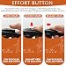 KOOLTAIL Dual Retractable Hundeleine für Zwei Hunde bis 110 Lbs, Heavy Duty Doppelkopf 16 ft Erweiterbare 360° Tangle-Free One Button&Lock Bremse Hundeleine für kleine mittlere Orange