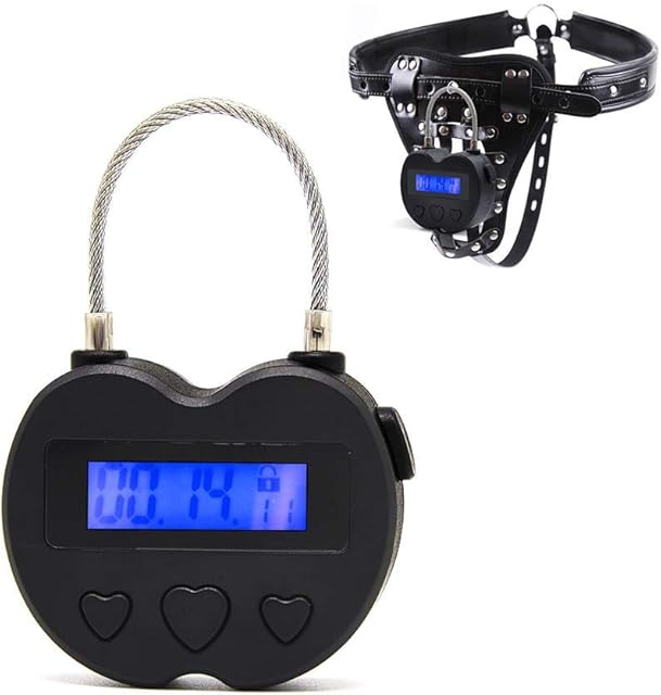 Security Padlock Electronic Timer Lock Behavioral Habit Aid Multi-Purpose Game Lock