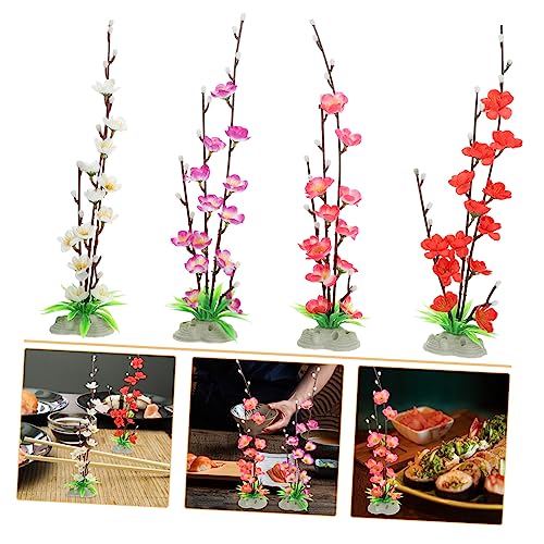 Platos japoneses para sushi y sashimi Ipetboom 4 piezas miniatura 7