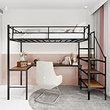 【Avec garde-corps complet】 : adapté aux enfants et chic ! Ce lit superposé avec bureau est équipé d'un garde-corps à 360° qui empêche les chutes. L'espace ouvert sous le lit peut être utilisé comme espace de rangement, pour jouer ou se détendre, et son design neutre s'adapte à tous les intérieurs. Sûr et polyvalent pour les familles qui s'agrandissent !