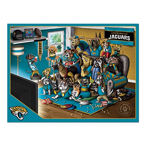 Image of YouTheFan NFL Purebred Fans 500pc Puzzle - A Real Nailbiter