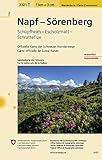 3321T Napf - Sörenberg Wanderkarte: Schüpfheim - Escholzmatt - Schratteflue (Wanderkarten 1:33 333)