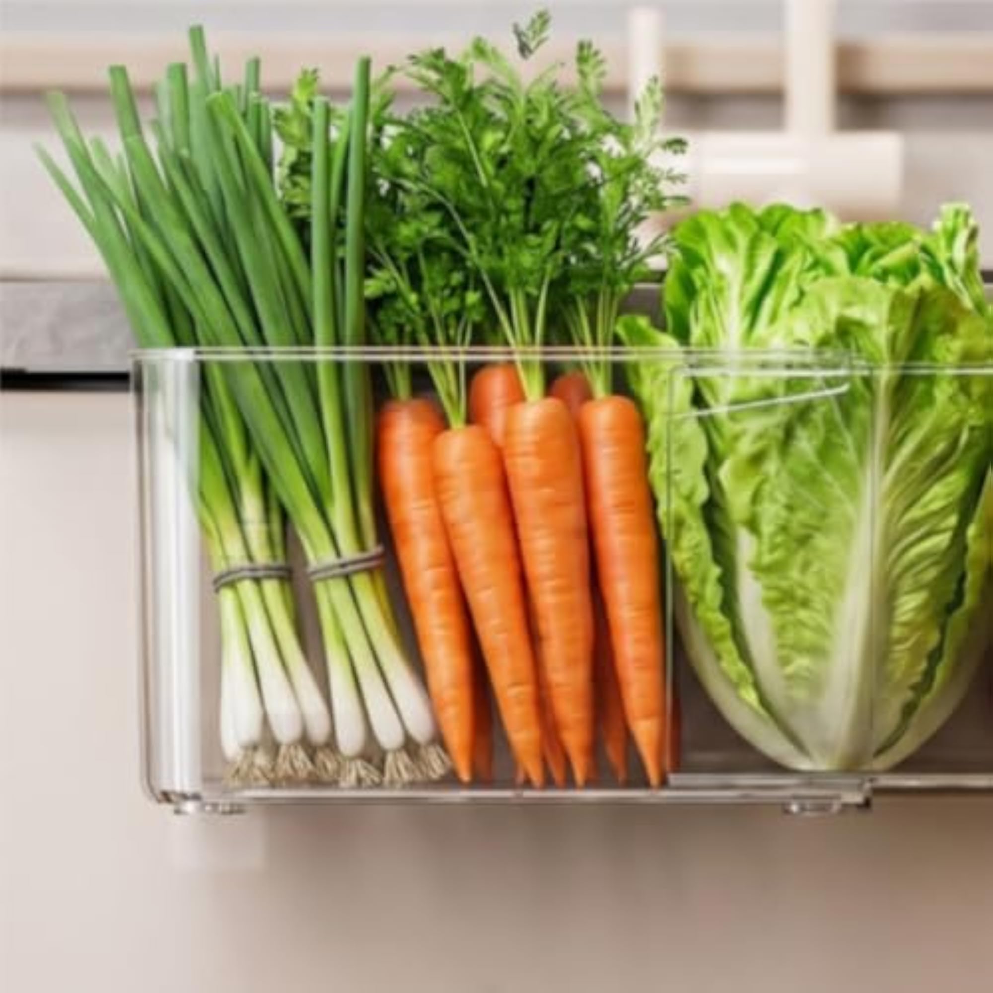 Extendable Hanging Storage Basket with Telescoping Structure