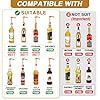 24 pcs Syrup Pumps with Cap to Avoid Dripping, Leak Proof Coffee Syrup Dispenser, Fits 25.4 Oz/750ml Coffee Flavoring Syrup Bottles, Great for Home & Coffee Bar Drinking Mixes, Cocktails, Beverage #2